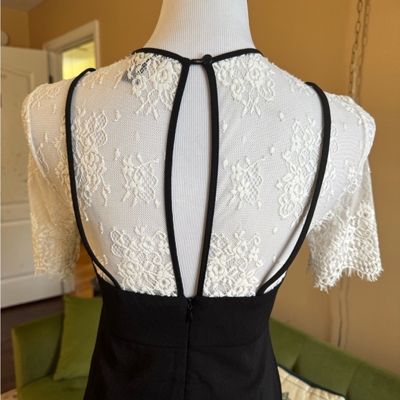 Forever 21 black and white lace dress - Picture 4 of 8